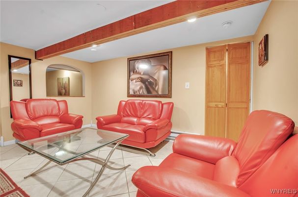 Interior, Living room, Recessed Lighting