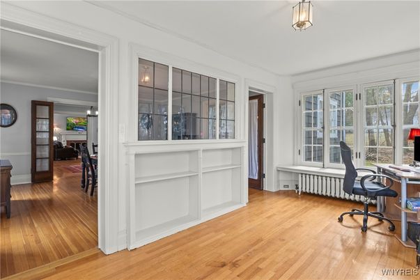 Home Office, Interior, Wood Texture Flooring