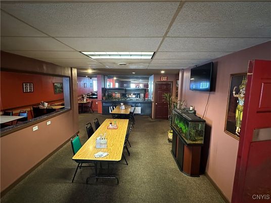 Dining room, Interior, Kitchen, Recessed Lighting