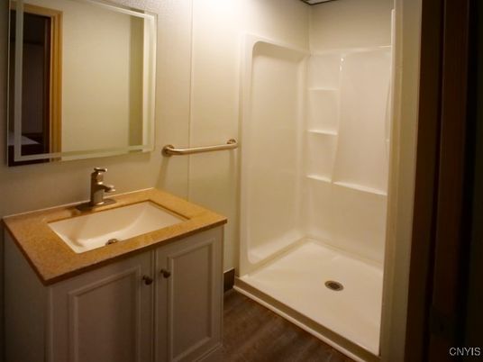 Bathroom, Interior, Wood Texture Flooring