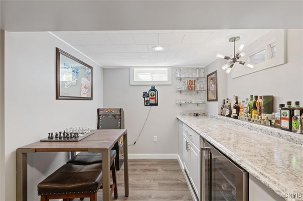 Interior, Pendant Lights, Recessed Lighting, Wood Texture Flooring