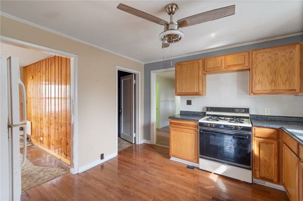 Interior, Kitchen, Wood Texture Flooring