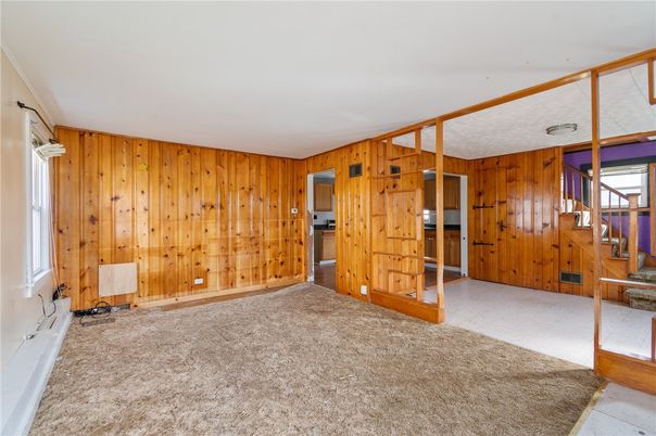 Empty room, Interior, Wooden Walls