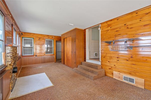 Empty room, Interior, Wooden Walls