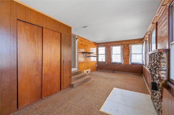 Empty room, Interior, Wooden Walls