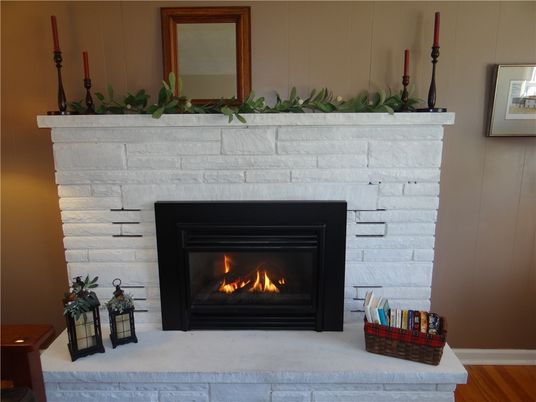 Fireplace, Interior, Wood Texture Flooring