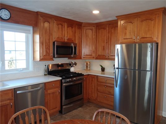 Interior, Kitchen, Recessed Lighting, Stainless Steel Appliances