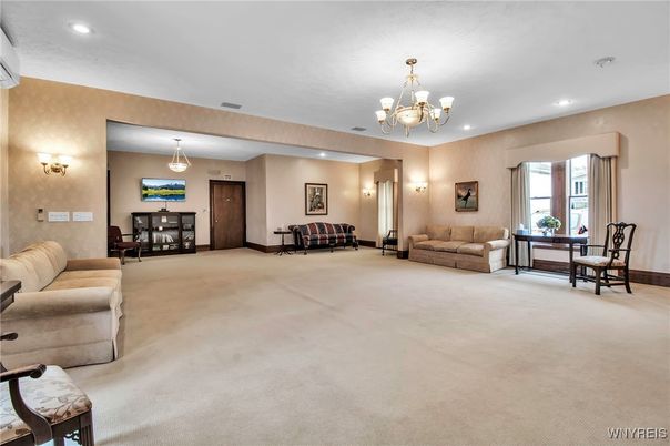 Chandelier, Dining room, Interior, Living room, Recessed Lighting