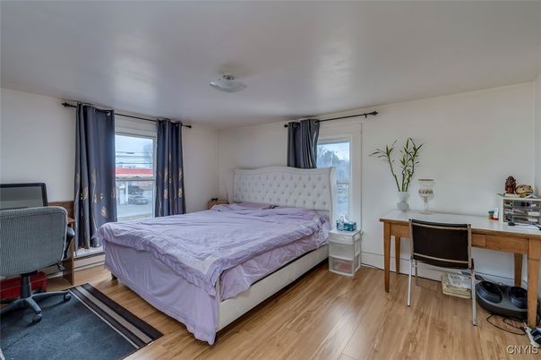 Bedroom, Home Office, Interior, Wood Texture Flooring
