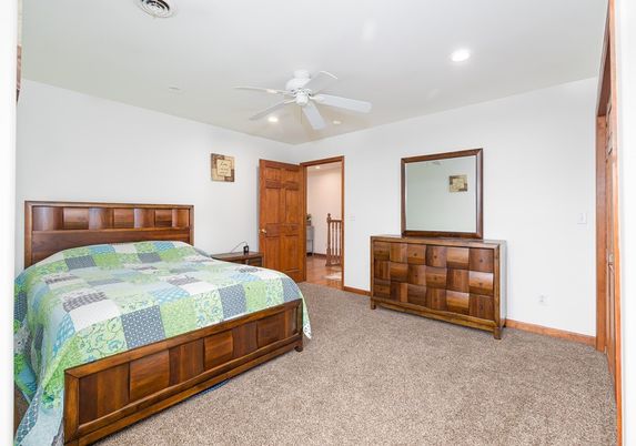 Bedroom, Interior, Recessed Lighting