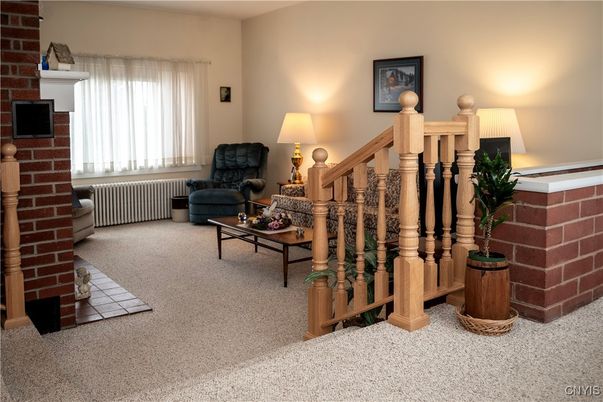 Interior, Living room, Stone Walls