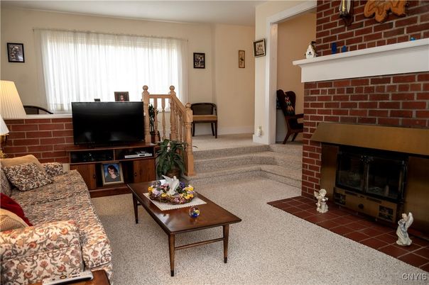 Fireplace, Interior, Living room, Stone Walls