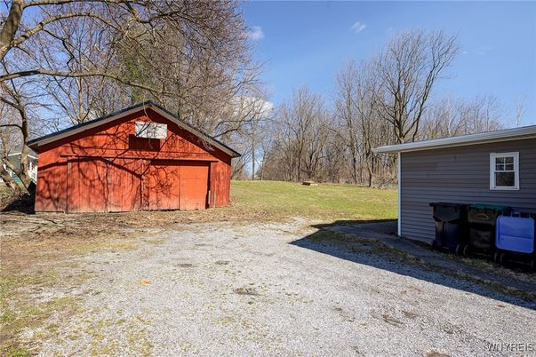 Backyard, Detached Garage, Exterior