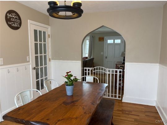 Dining room, Interior, Wood Texture Flooring