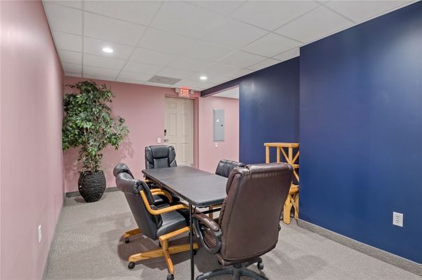 Home Office, Interior, Recessed Lighting
