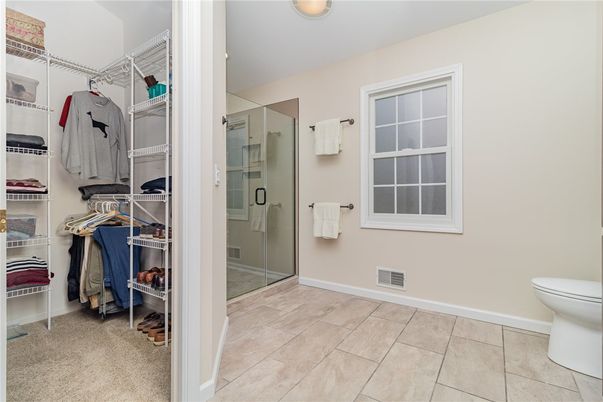 Bathroom, Glass Shower, Interior, Walk-in Closets