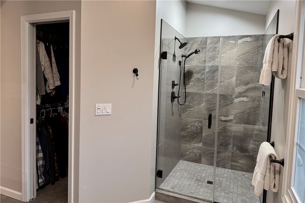 Bathroom, Glass Shower, Interior
