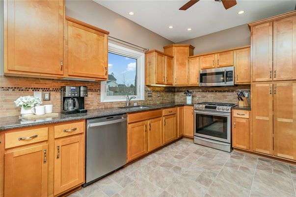 Interior, Kitchen, Recessed Lighting, Stainless Steel Appliances