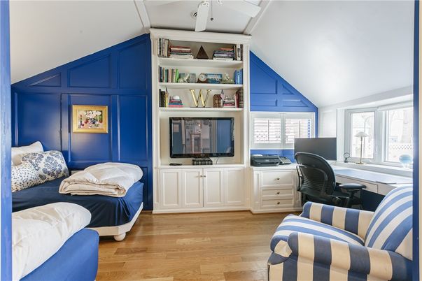 Home Office, Interior, Wood Texture Flooring
