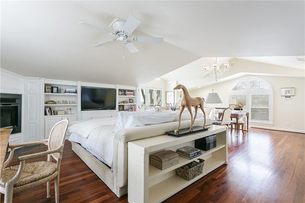 Bedroom, Chandelier, Dining room, Interior, Wood Texture Flooring