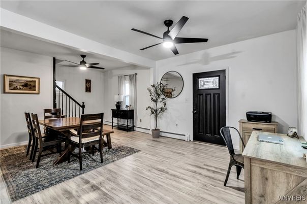 Home Office, Interior, Wood Texture Flooring