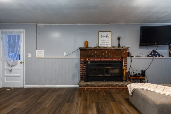 Fireplace, Interior, Wood Texture Flooring
