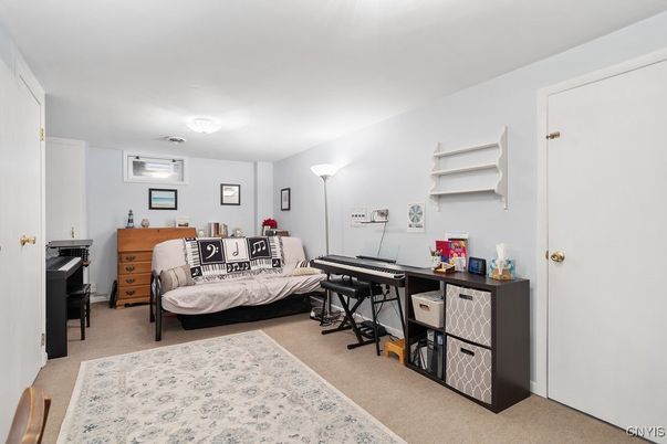 Bedroom, Interior, Piano