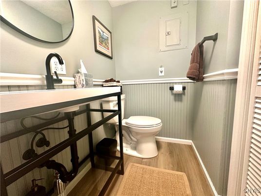 Bathroom, Interior, Wood Texture Flooring