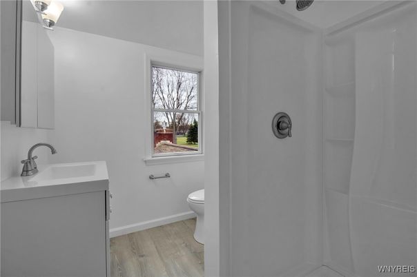 Bathroom, Interior, Wood Texture Flooring