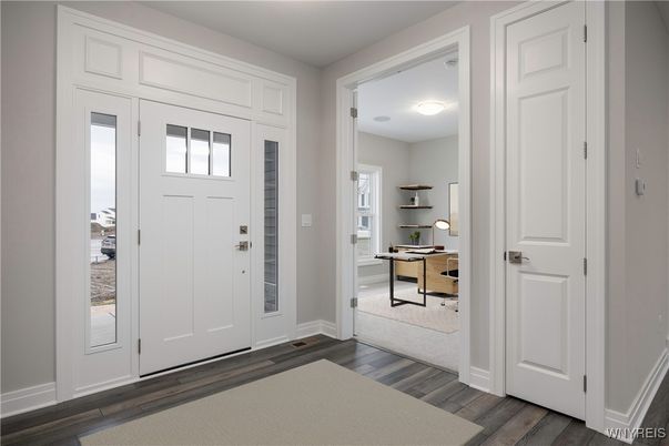 Home Office, Interior, Wood Texture Flooring