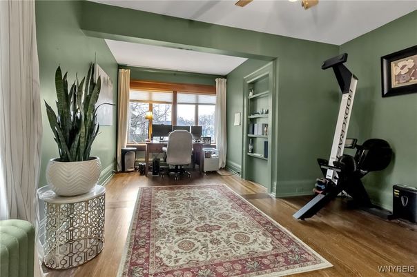 Home Office, Interior, Wood Texture Flooring