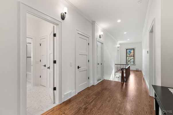 Interior, Recessed Lighting, Wood Texture Flooring