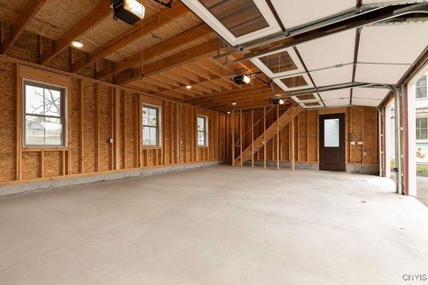 Garage, Interior, Wooden Beams, Wooden Ceilings, Wooden Walls