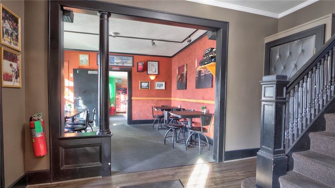 Dining room, Interior, Wood Texture Flooring