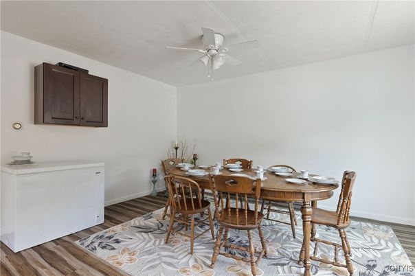 Dining room, Interior, Wood Texture Flooring