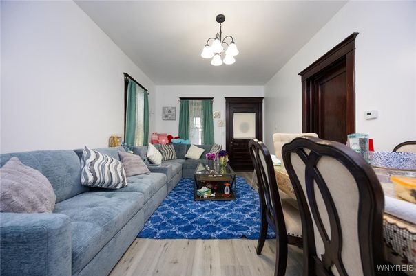 Chandelier, Interior, Living room, Wood Texture Flooring