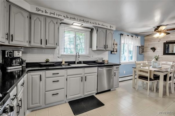 Dining room, Interior, Kitchen