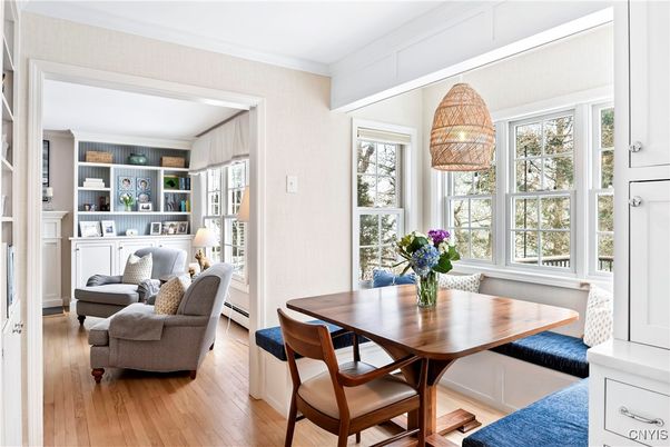 Dining room, Interior, Wood Texture Flooring