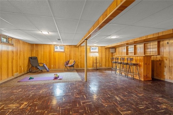 Interior, Recessed Lighting, Wooden Walls