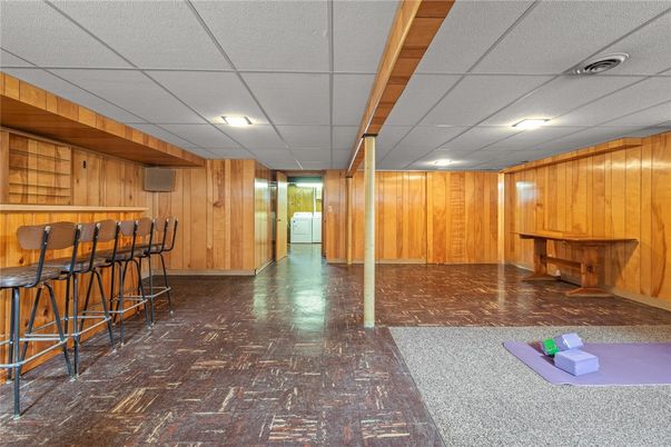 Interior, Recessed Lighting, Wooden Walls