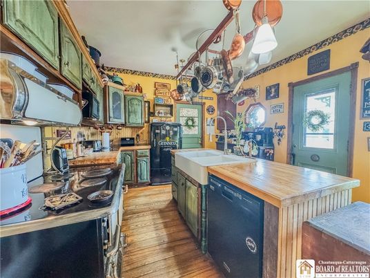 Interior, Kitchen, Wood Texture Flooring