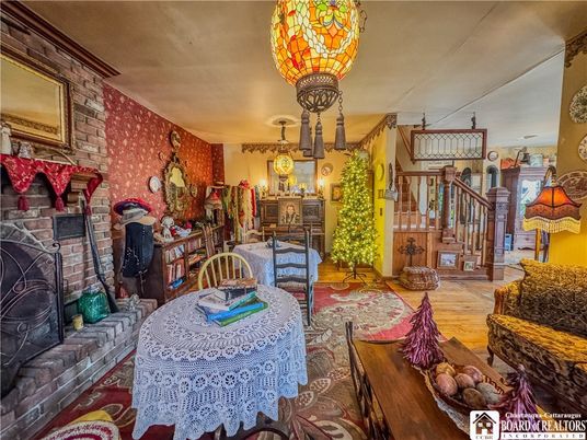 Dining room, Interior, Wood Texture Flooring