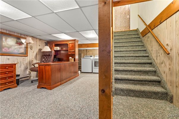 Interior, Washer, Wooden Walls