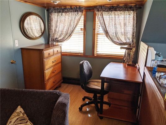 Home Office, Interior, Wood Texture Flooring
