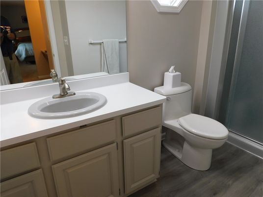 Bathroom, Interior, Wood Texture Flooring