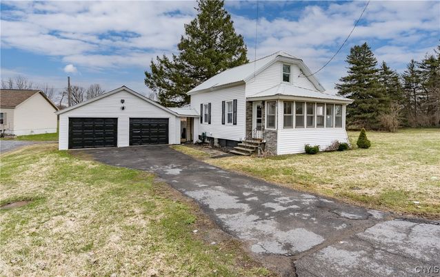 Attached, Backyard, Detached Garage, Exterior, Facade, Cape Cod