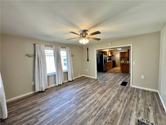 Empty room, Interior, Kitchen, Wood Texture Flooring