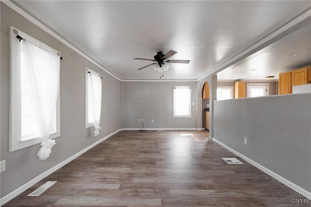Empty room, Interior, Wood Texture Flooring