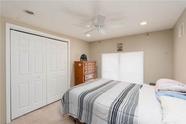 Bedroom, Interior, Recessed Lighting