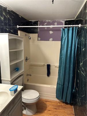 Bathroom, Interior, Wood Texture Flooring
